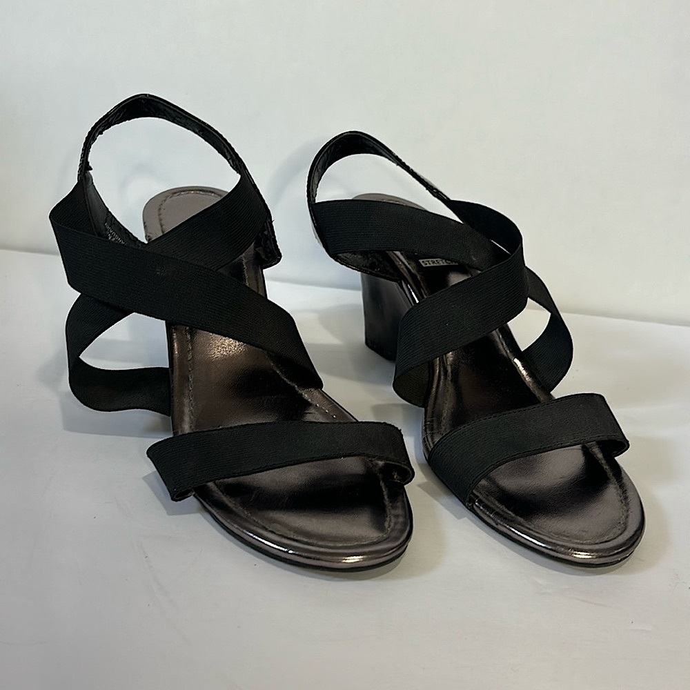 Black Strappy Heals